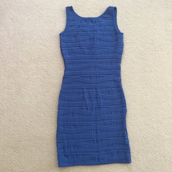 Blue Stretchy Dress - Picture 2 of 5